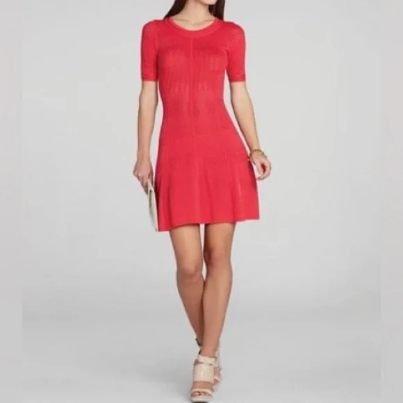 BCBGMaxAzria Red Mini Dress - Picture 4 of 8